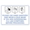 Signmission OSHA Notice, 5" Height, Apply Rub Dry, 7" X 5" OS-NS-D-57-25582 - alternate 1